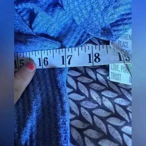 Lularoe large blue Cici‎ dress. NWT. Mermaid hem wear on or off shoulders - Picture 7 of 10